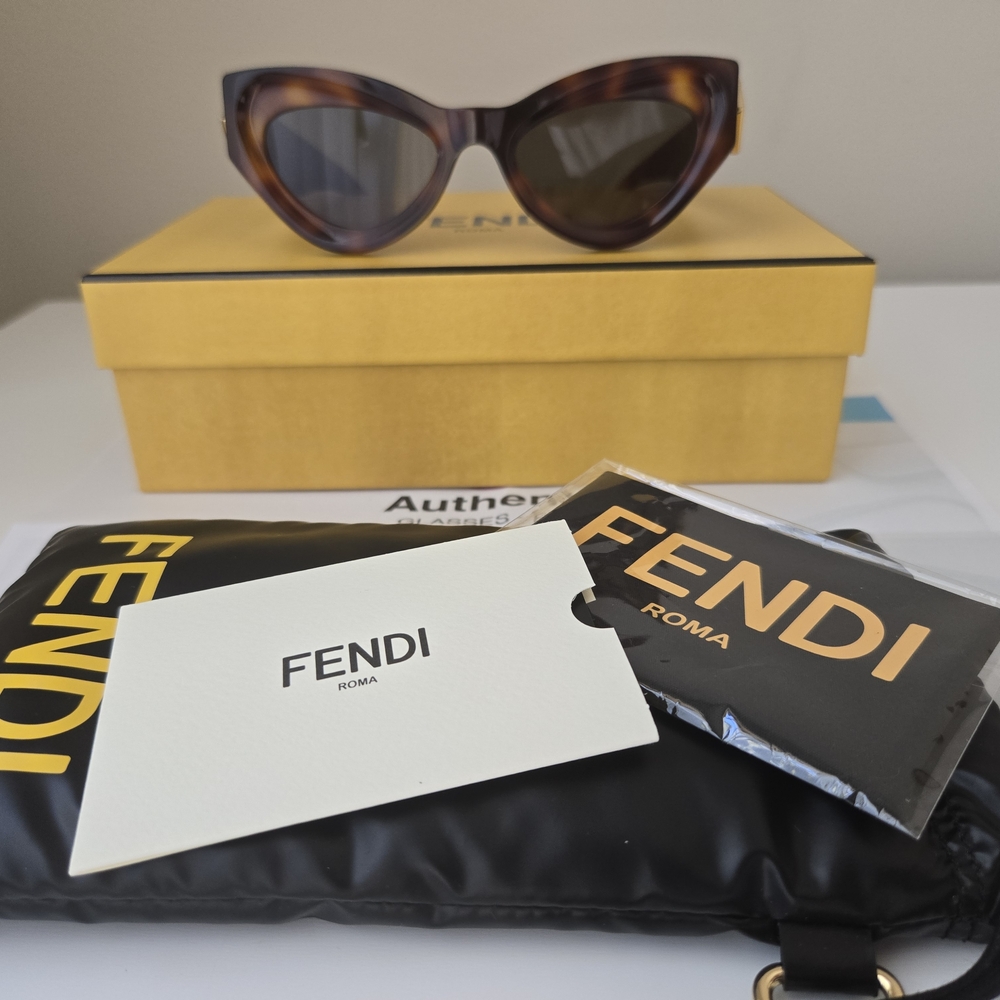 Fendi Women's Tortoise Shell Sunglasses